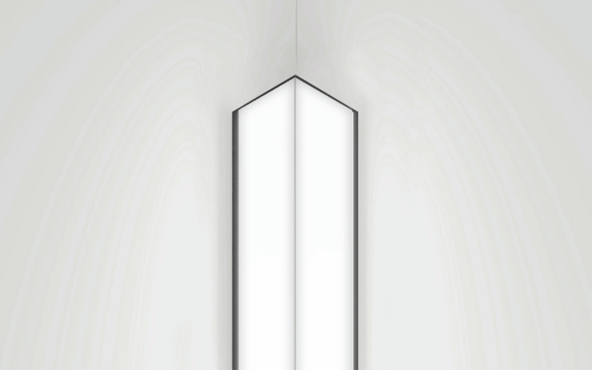 Vertical Mounting Linear Wall Light with Tunable White and Dynamic Color Options