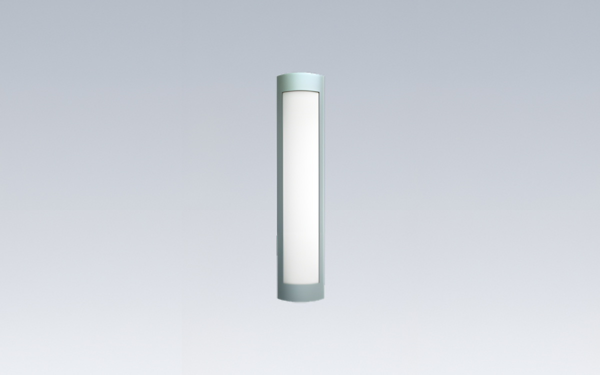 Vertical Wall Mount LED Fixture with Aluminum Housing for Correctional Washrooms, Restrooms, and High Traffic Facilities