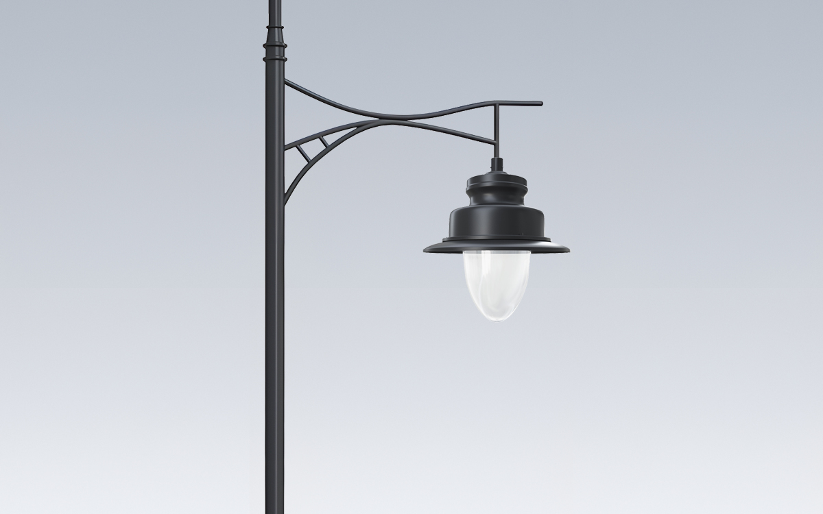 Vintage Pendant LED Street Light with Historical Aesthetics for Heritage Preservation Zones and Urban Infrastructure Upgrades