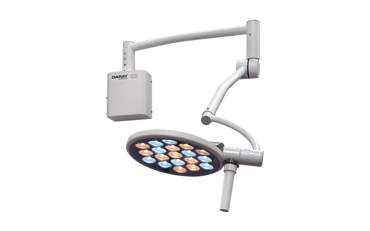 Wall-Mount Minor Surgical Light with Shadow-Reducing LED Array and Broad Field Coverage for Detailed Clinical Assessments