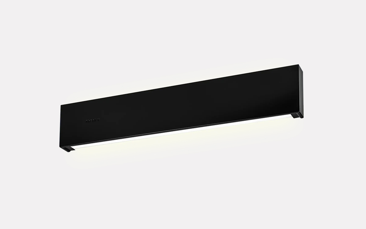 Wall Mount Up/Down LED Luminaires for Corridors, Stairwells, and Office Spaces with High Impact IK10 Rating