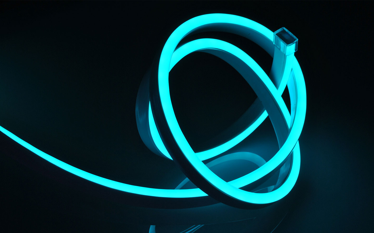 Waterproof and Flame-Resistant RGB LED Neon Strip Lights for Mood, Accent, and Background Lighting