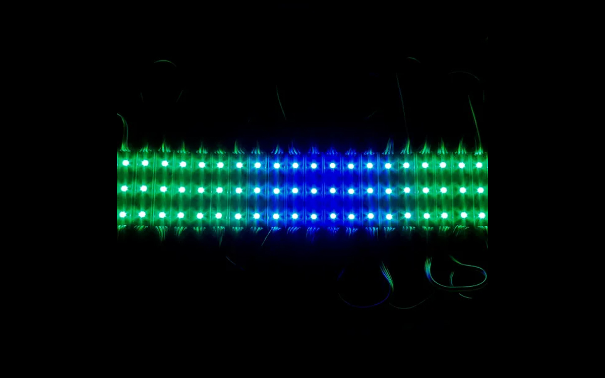 Waterproof RGB PixelPro LED Rectangle Modules with Intelligent WS2801 IC for DMX512 Control Systems