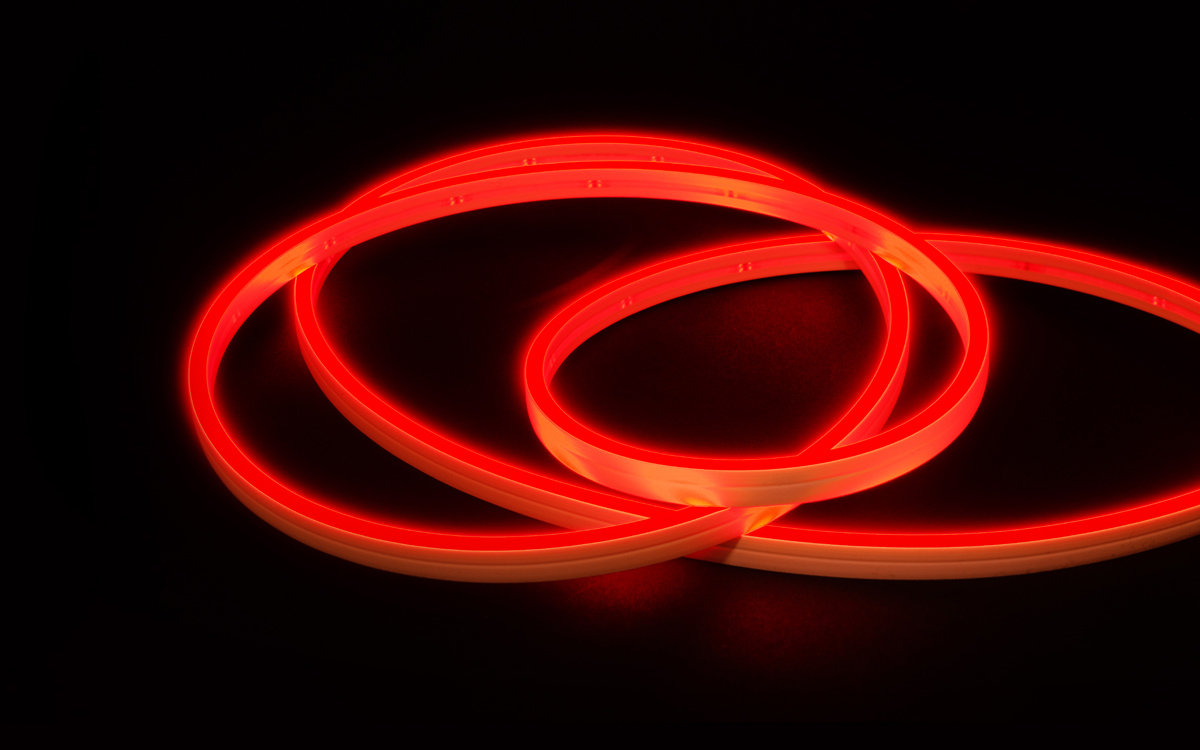 Waterproof Silicone Neon LED Strip with Side-Bend Design for Façade, Signage, and Lettering Lighting