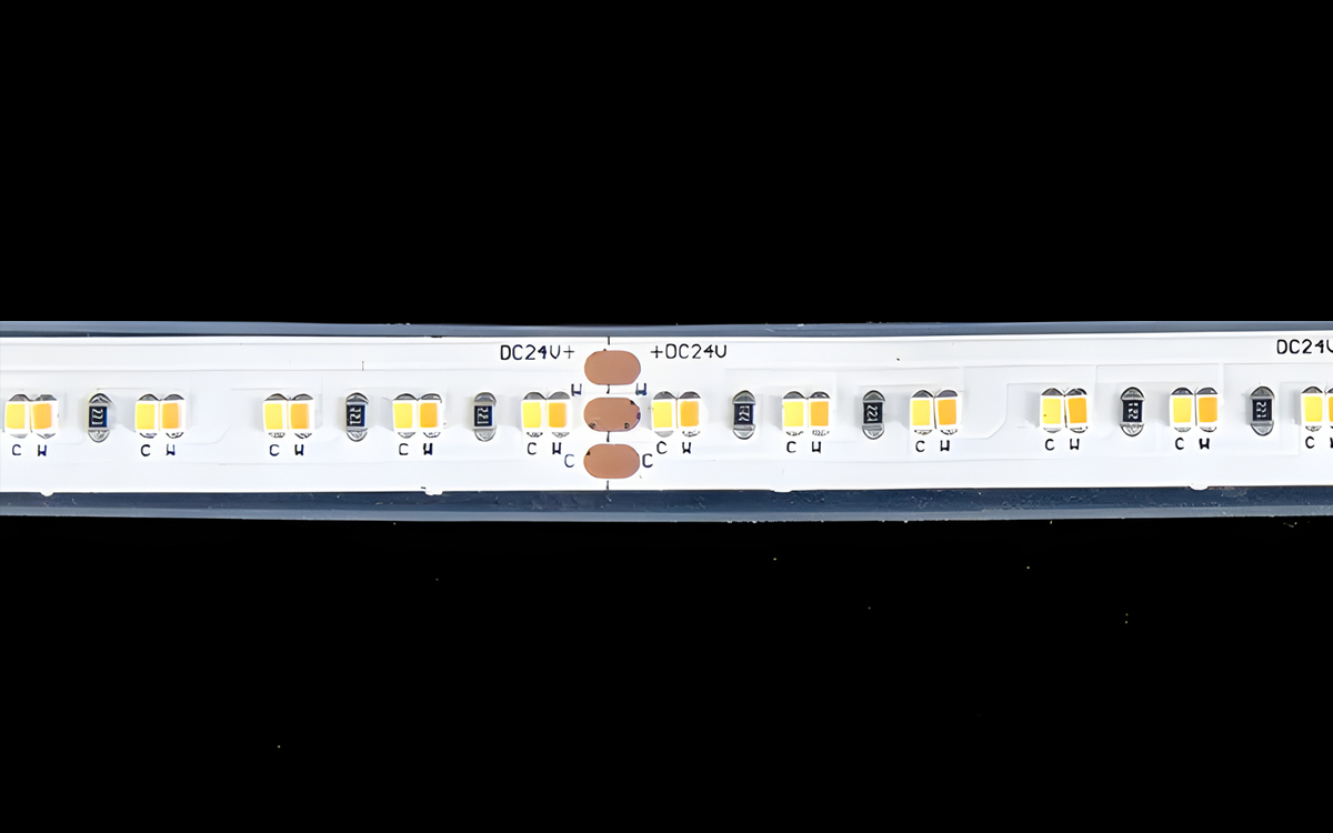 Waterproof Tunable White LED Strip Light with High CRI for Indoor and Outdoor Lighting