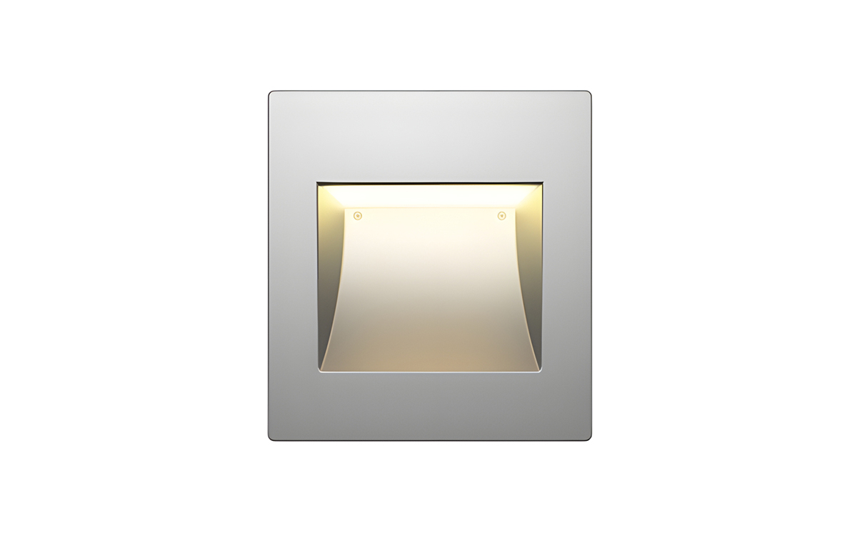 Weather-Resistant Recessed LED Wall Light for Pathway, Facade, and Accent Lighting