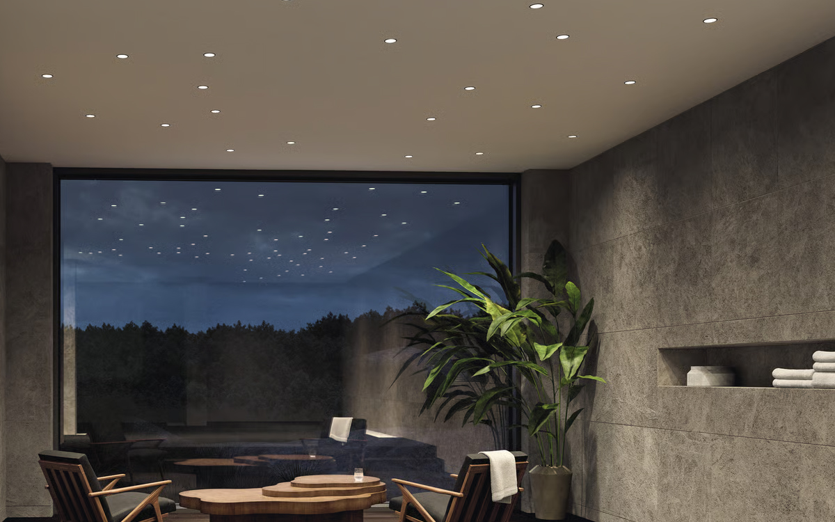 Wet Location LED Downlight for Bathrooms and Outdoor Use Under Roof Overhangs, Patios, and House Entrances