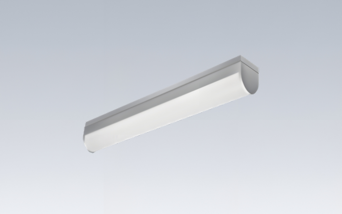 Wet Location Linear LED Wraparound Light for Parking Garages and Transportation Platforms