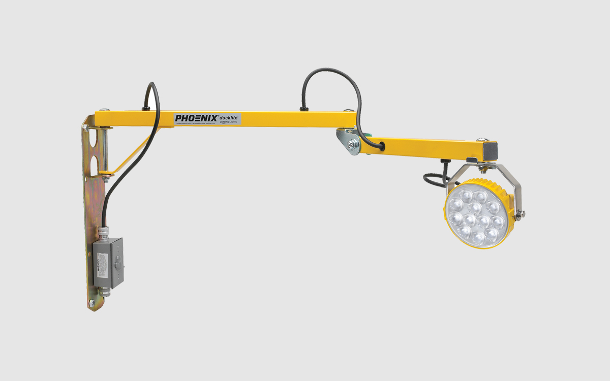 Wet Location Rated LED Dock Light for Outdoor Loading Docks and Industrial Facilities