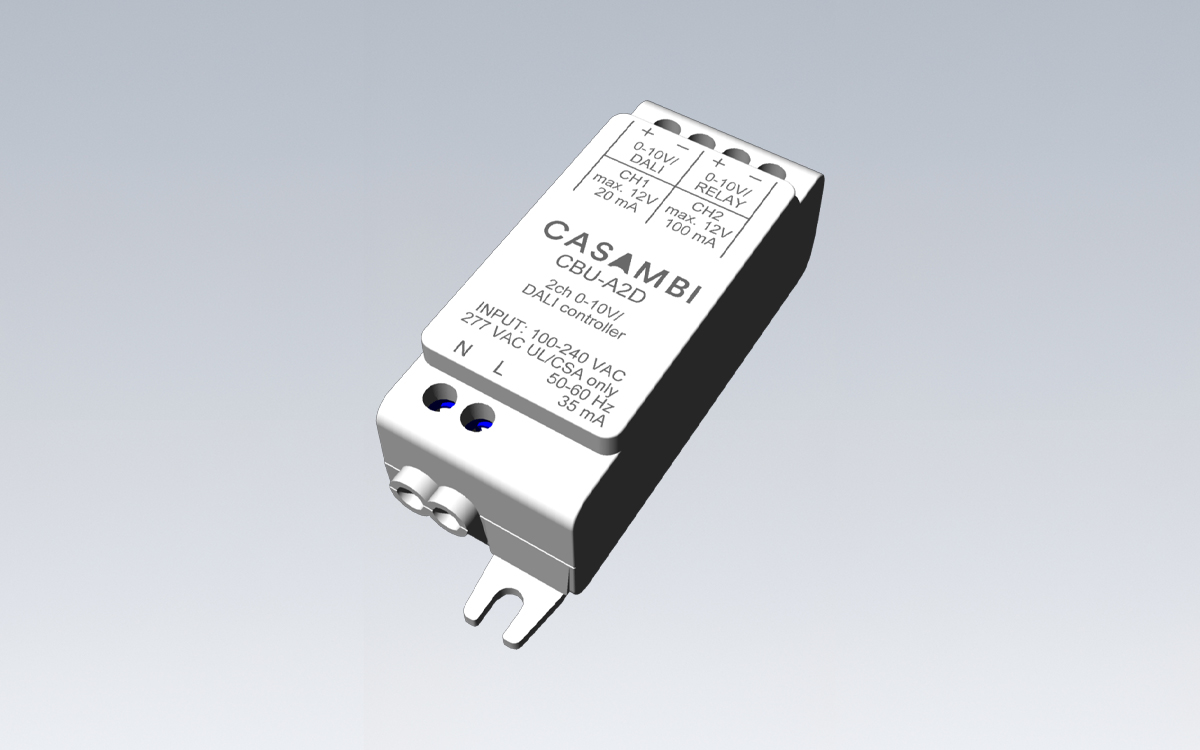 Wireless Casambi Controller for Tunable White LED Drivers with DALI Mode and Sensor Integration