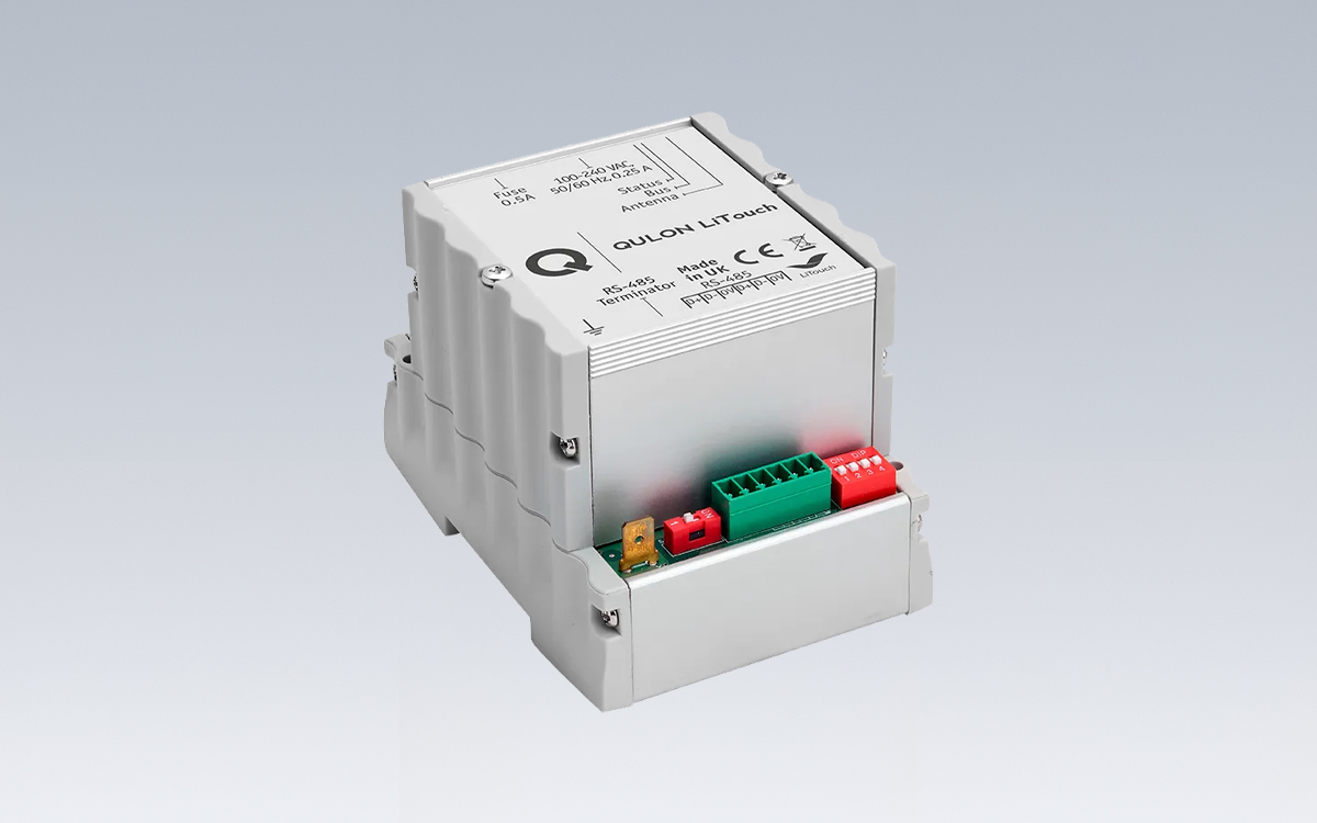 Wireless Control Module with RS-485 Master Communication, DIN Rail Installation, and Built-In AC Power Supply