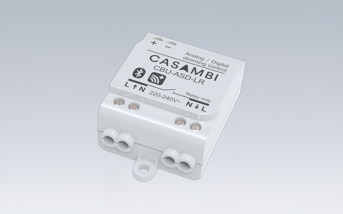 Wireless Long-Range LED Driver Control Module with 0-10V 1-10V and DALI Dimming Interface for Indoor Lighting Applications