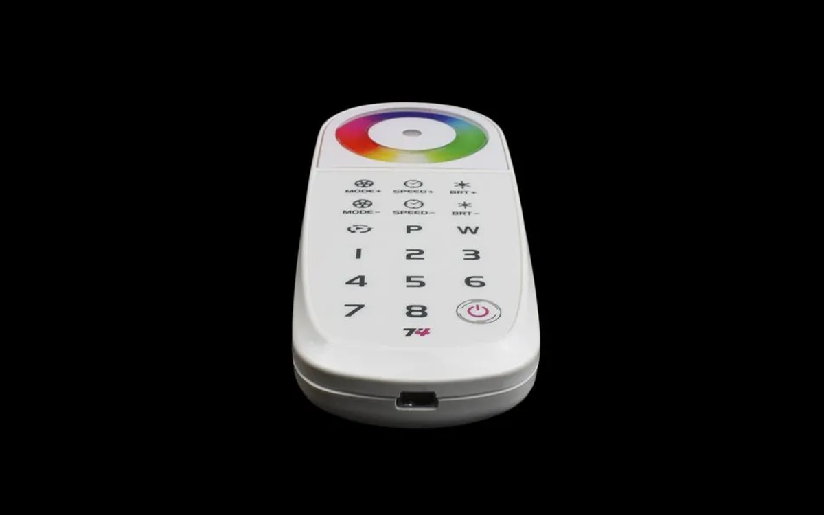 Wireless Multi-Zone Programmable RGB LED Touch Controller for 5, 12, or 24V LED Strip Lights