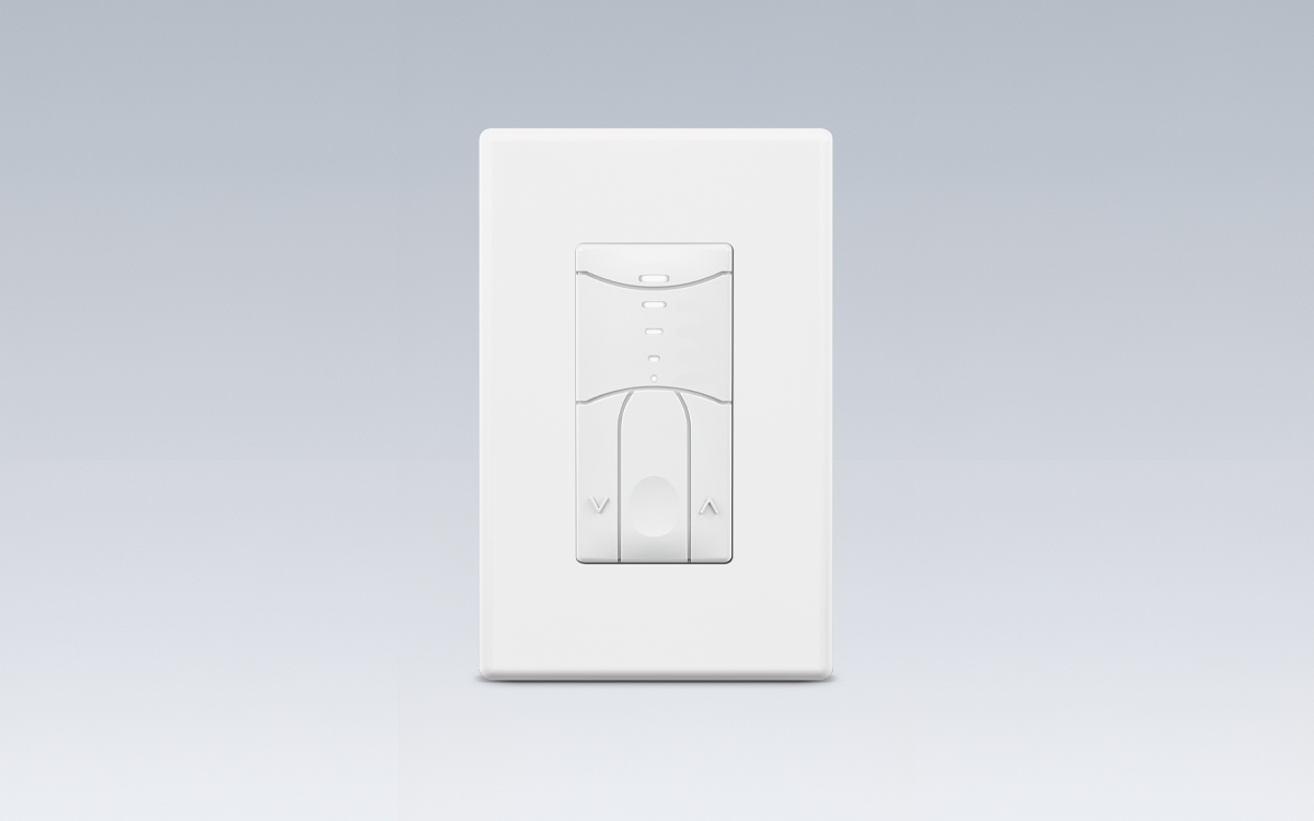 Wireless Scene Selector and Dimmer with Battery Power for On/Off and Raise/Lower Control Across Multiple Load Controllers