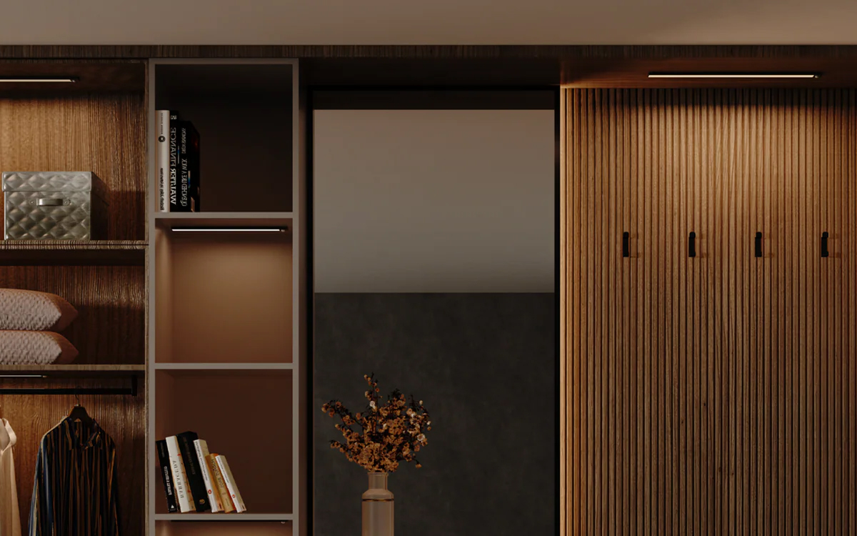 Yeelight Intelligent Motion Sensor Closet Light with Hands-Free Automatic Activation and Magnetic Mounting