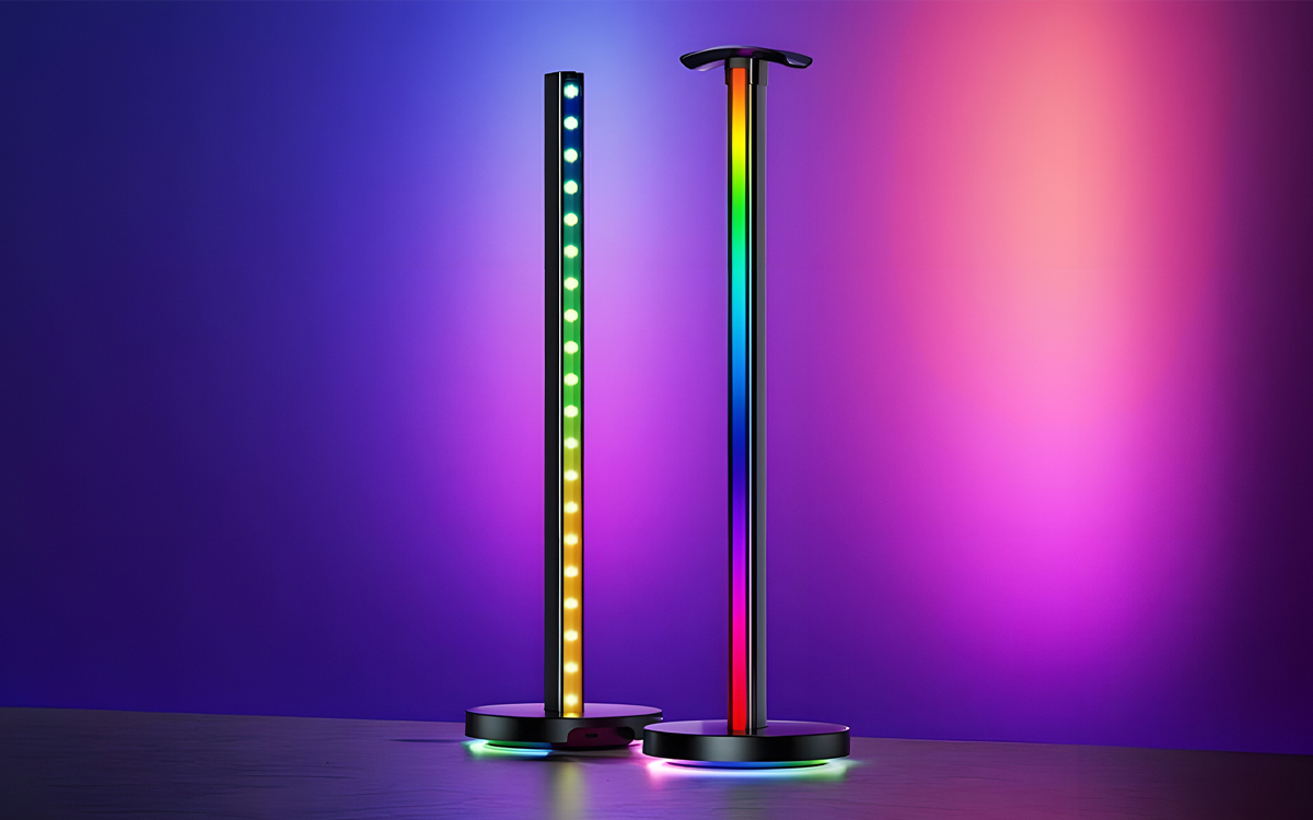 Yeelight RGB Smart Light Bars with Synchronized Color Scenes, Pixel Control, and Vibrant Mood Lighting for Entertainment Spaces