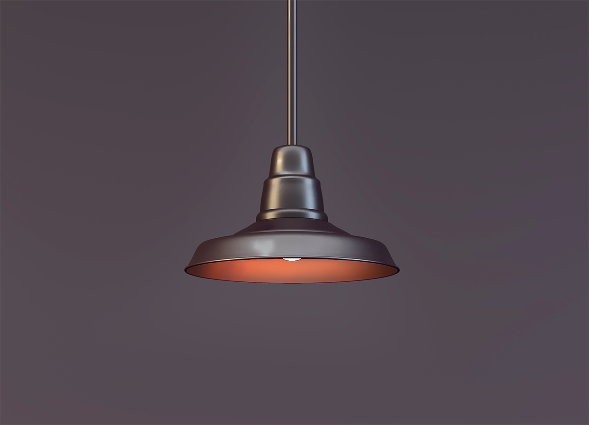 Barn Style Pendant Lights Open