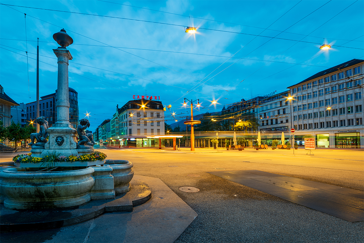 Catenary Street Lights | Cable Strung LED Street Lights