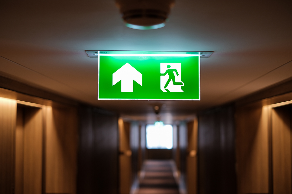 exit signs for buildings