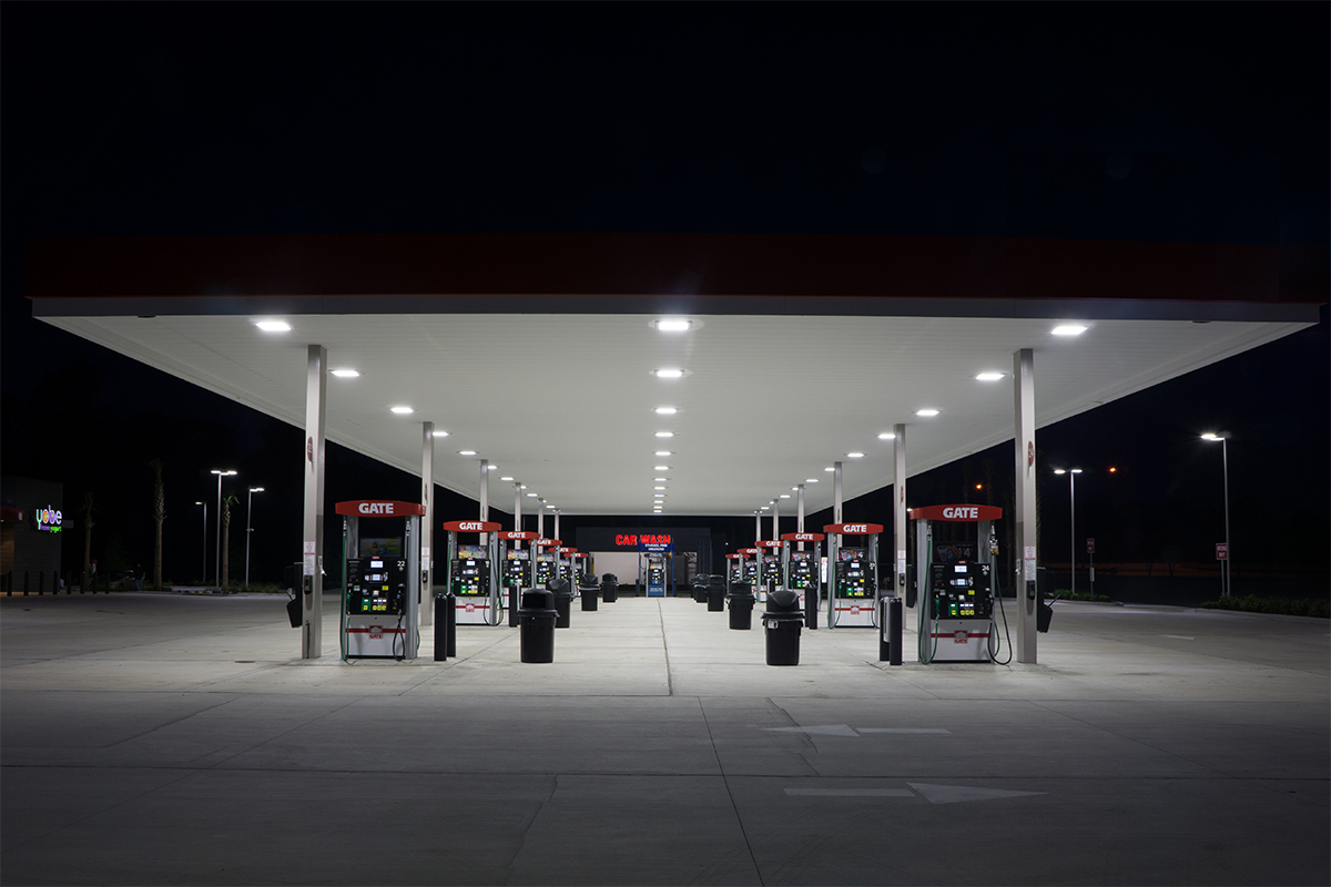 LED Canopy Lights | Outdoor Ceiling Lights for Gas Stations, Drive-through Structures