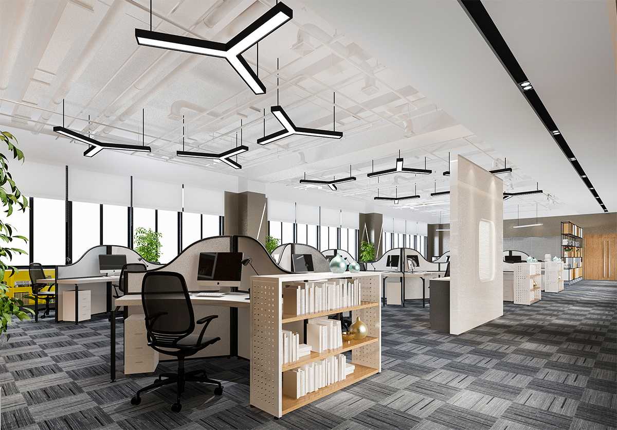 Office Pendant Lights | LED Hanging Light Fixtures for Commercial Facilities