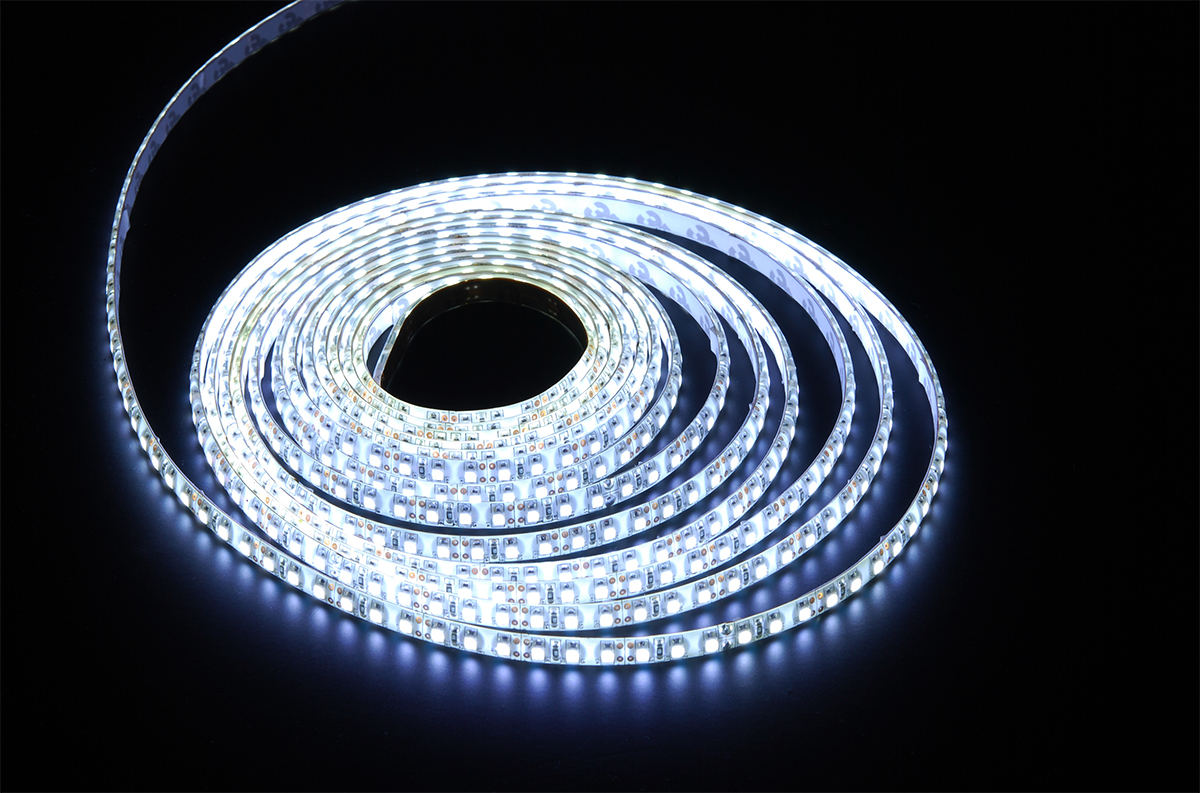Warm, Neutral and Cool White LED Strip Lights